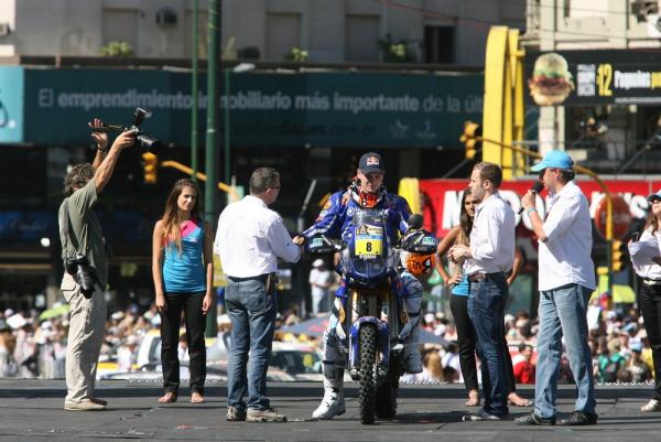 Jordi Viladoms au départ du Dakar en 2011